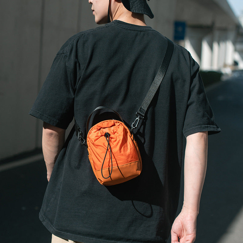 Simplicity Solid Color Kettle Fashion Couple Street Shoulder Bags