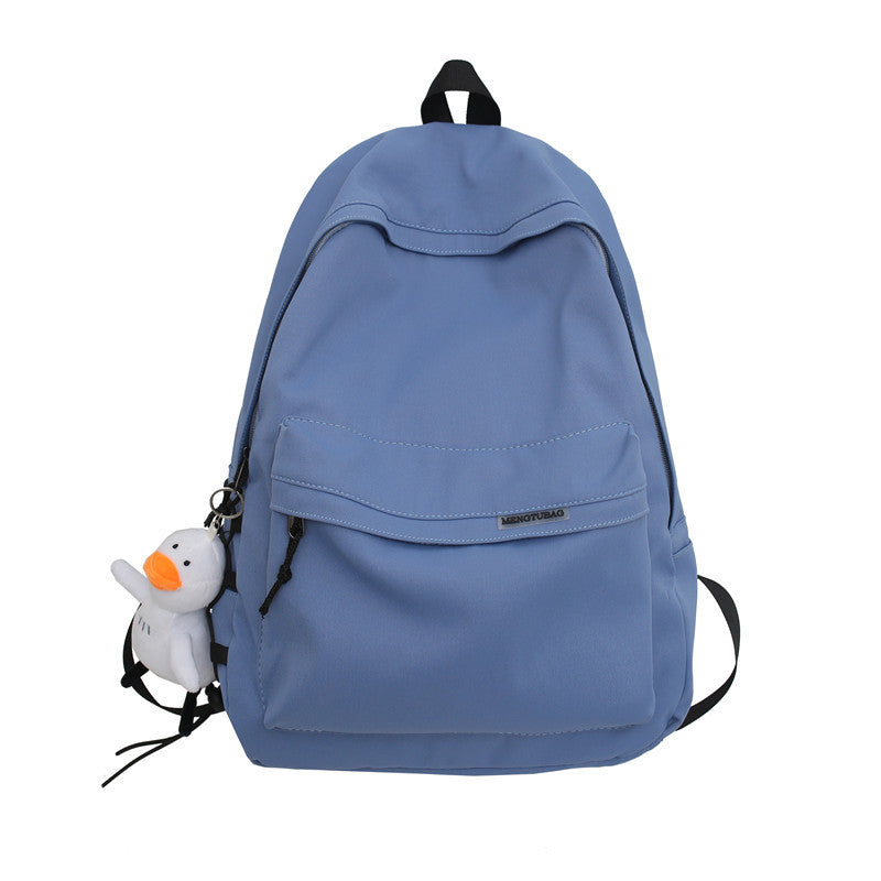 Men's Simple Large Capacity Female Junior High Backpacks