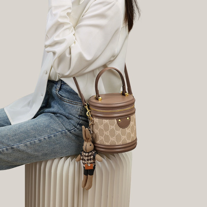 Women's Summer Niche Cylindrical Pouch High-grade Portable Women's Messenger Bag