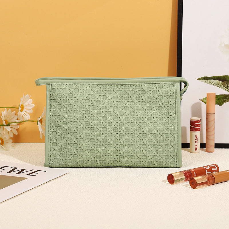 Women's Simple Portable High-grade Storage Waterproof Wash Makeup Bag