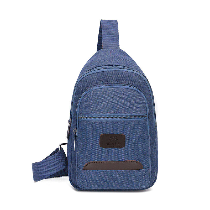 Men's Large Capacity Convenient Work Canvas Men's Chest Bags