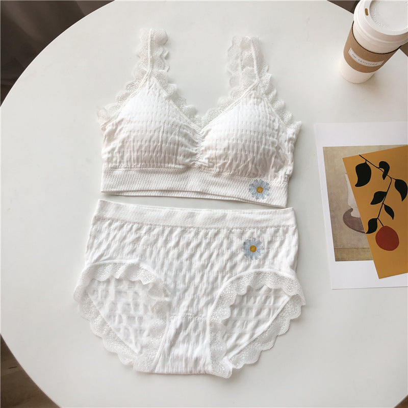 Women's Daisy Vitamin Suit Lace Push Up Lingerie Sets