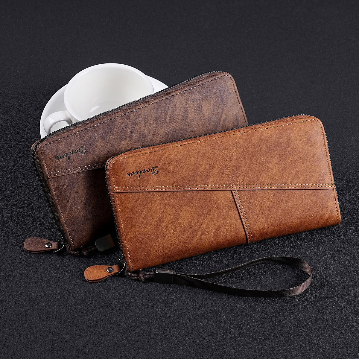 Men's Vintage Large Capacity Long Chain Clutch Men's Wallet