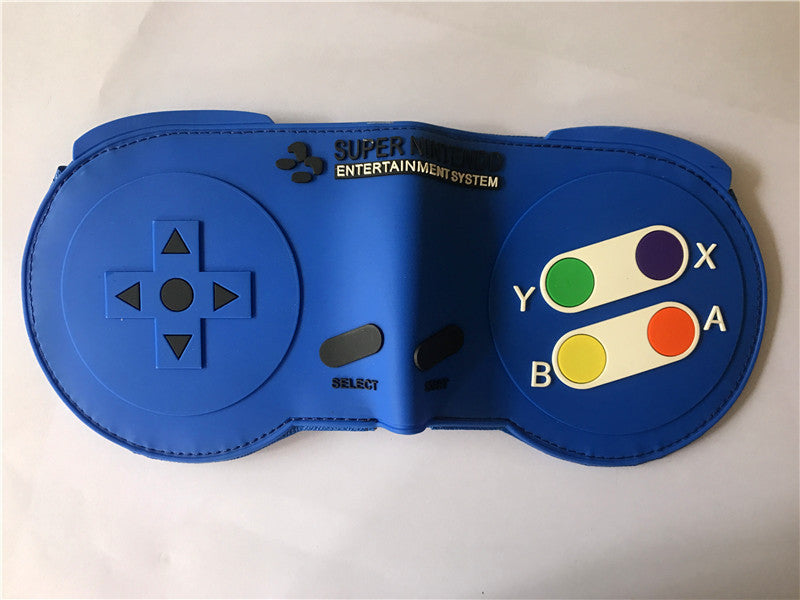 Men's Unique Cool Short Gray Bifold Coin Purses