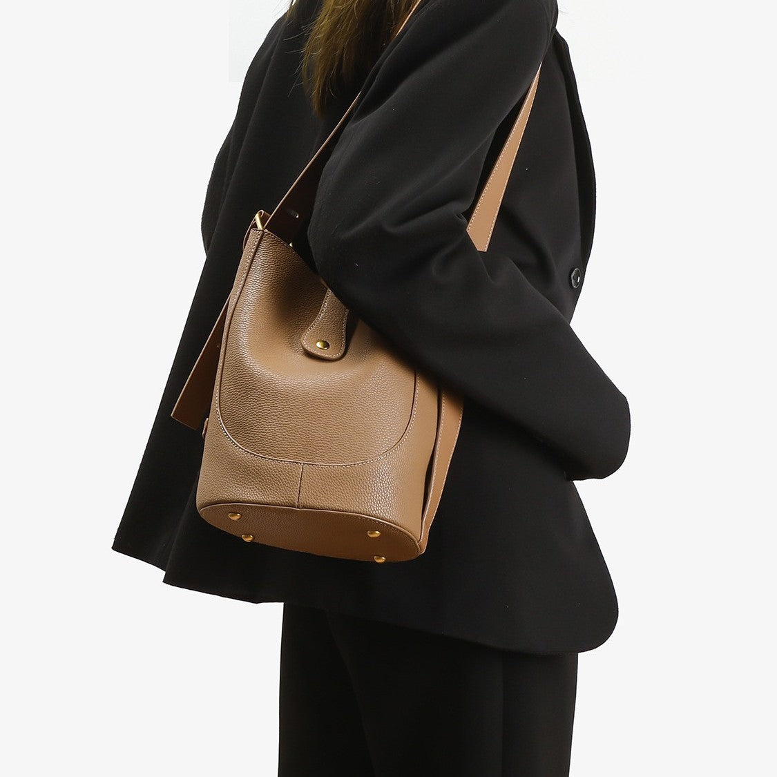 Elegant New Design Cowhide Commuter High-grade Women's Shoulder Bag