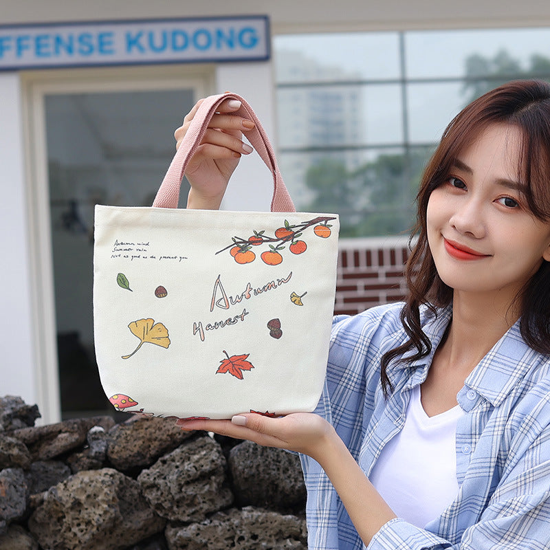 Women's Canvas Cartoon Cabs Korean Style Bags