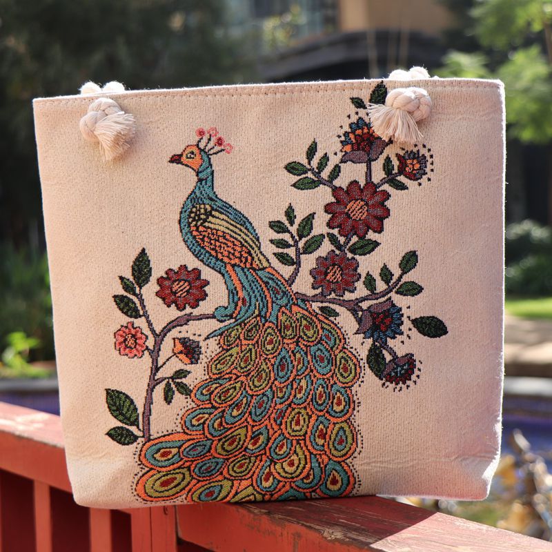 Women's Style Medium Canvas Large Double Sided Shoulder Bags