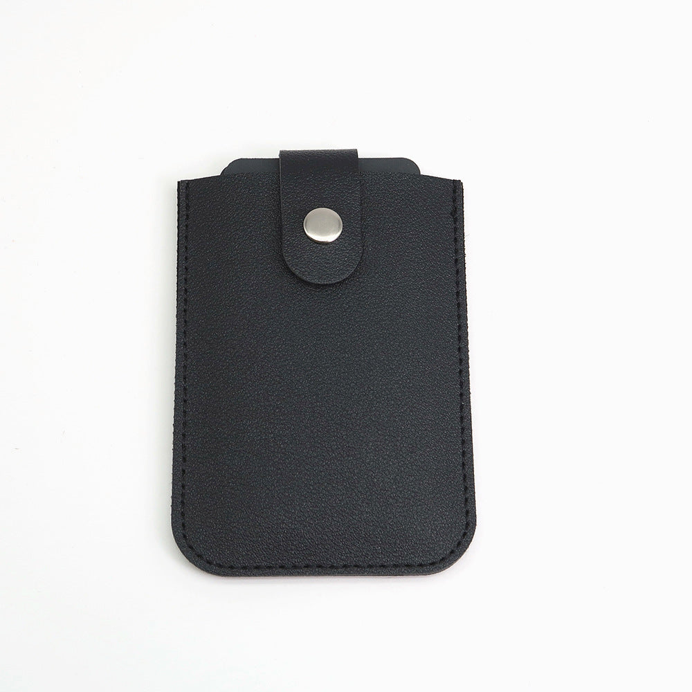 Layered Pull-out Business Multiple Slots Leather Card Holder