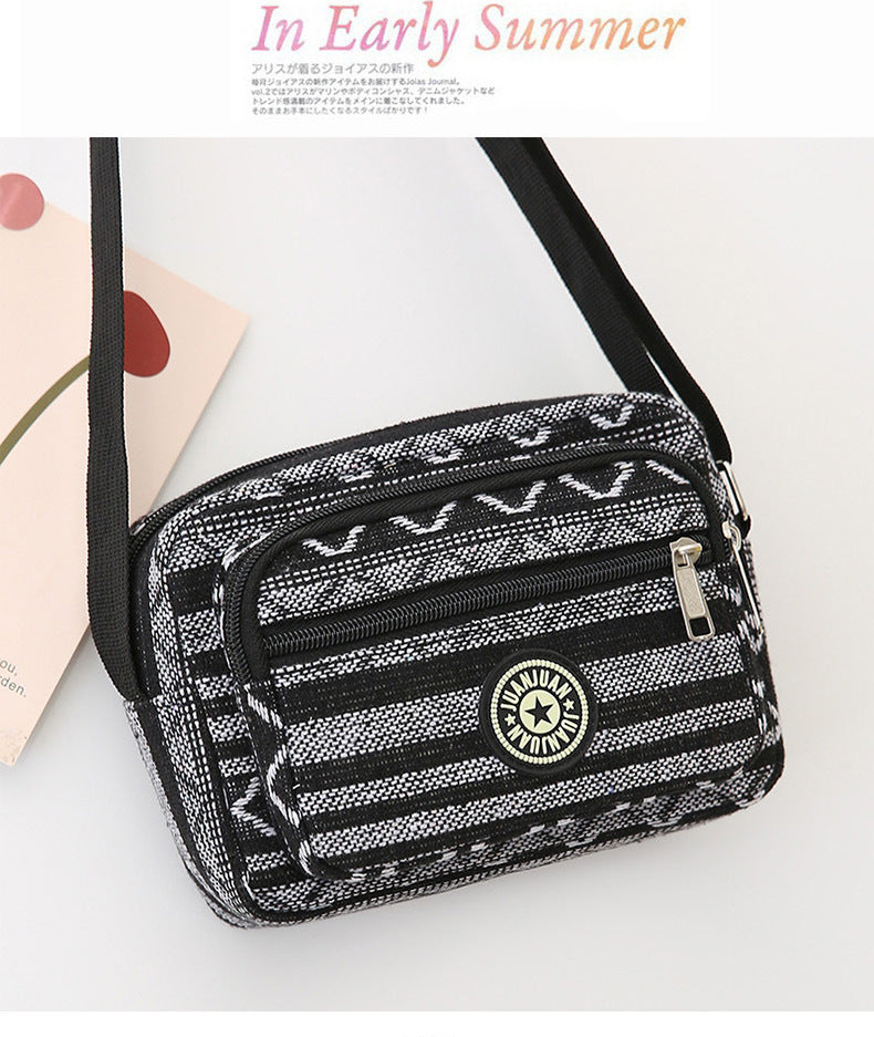 Women's Fashion Canvas Ethnic Style Large Capacity Shoulder Bags