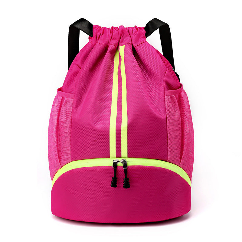 Women's & Men's & Drawstring Lightweight Basketball Oxford Cloth Backpacks