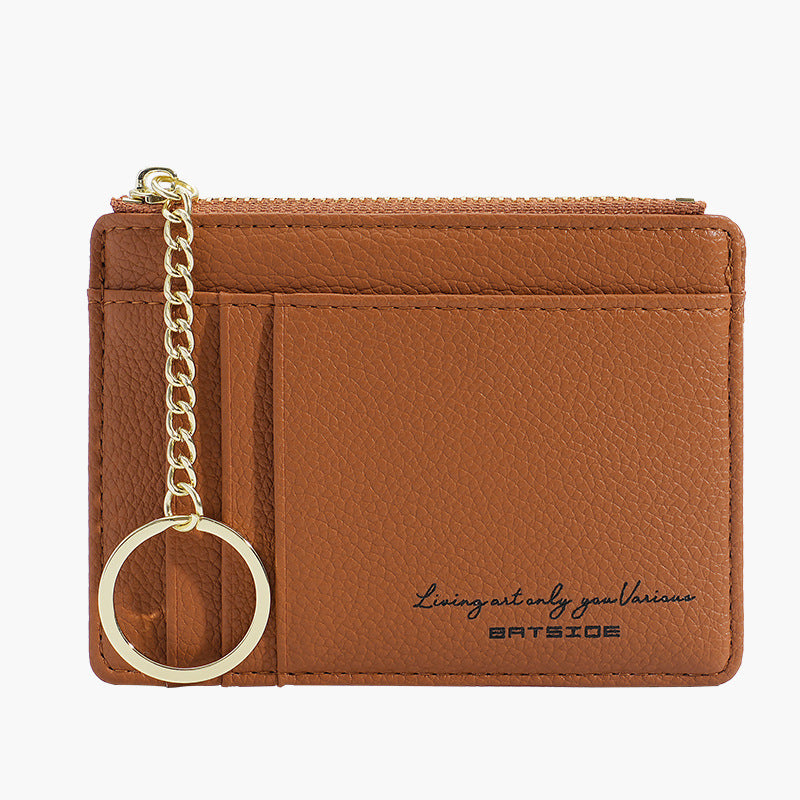 Women's Mini Zipper Multiple Slots Function Ladies Wallets