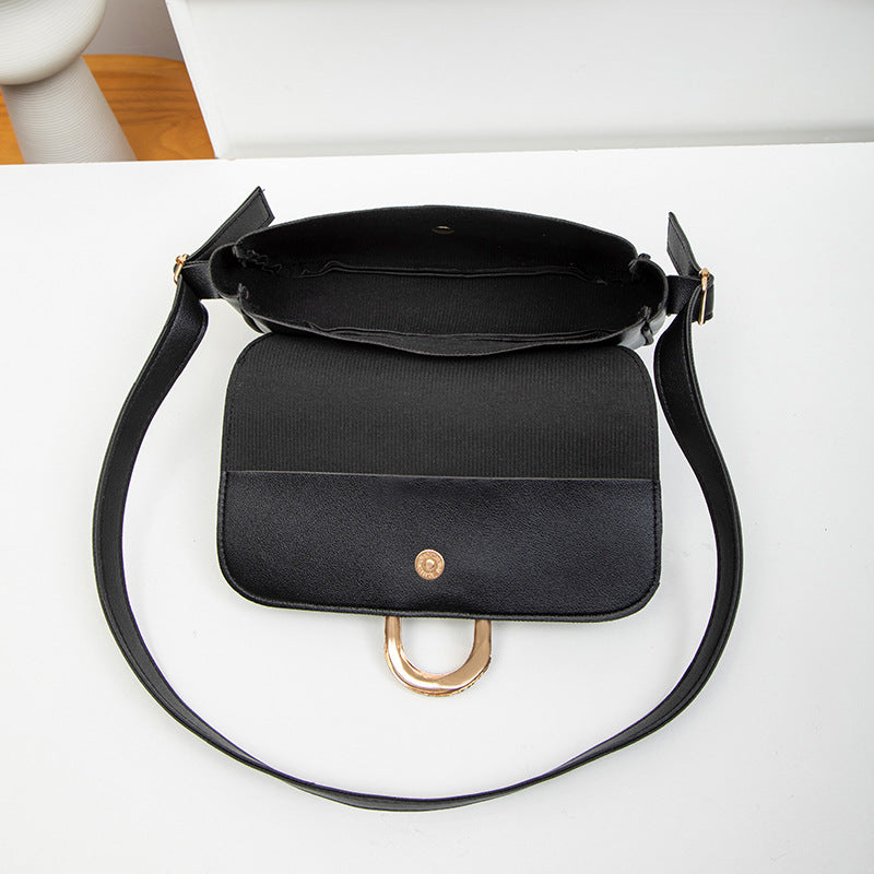 Spring High-grade French Stick Vintage Fashion Underarm Western Style Women's Messenger Bag