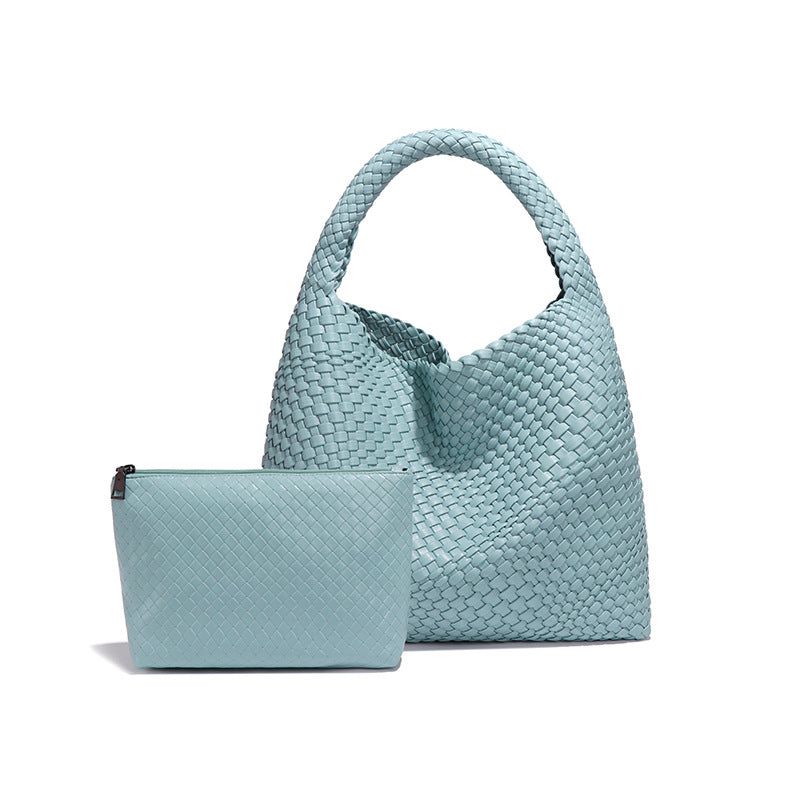 Women's Hand-woven Fashion Portable Korean Style Large Capacity Women's Shoulder Bag