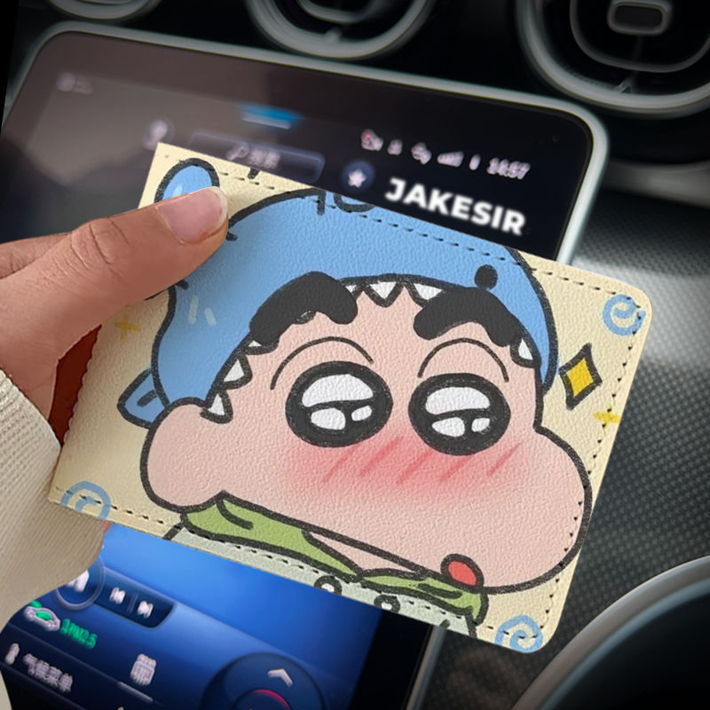 Crayon Driving License Protective Cover Motor Vehicle Card Holder
