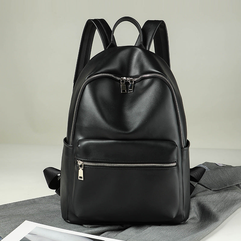 Women's Elegant Classic Soft Leather Trendy Backpacks