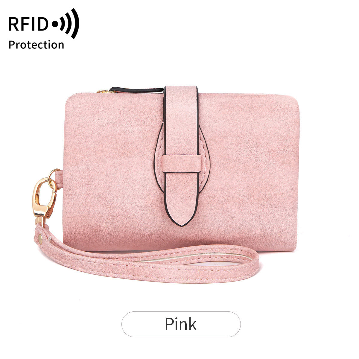 Women's Leather Solid Color Off Short Style Fashion Zipper Coin Purses