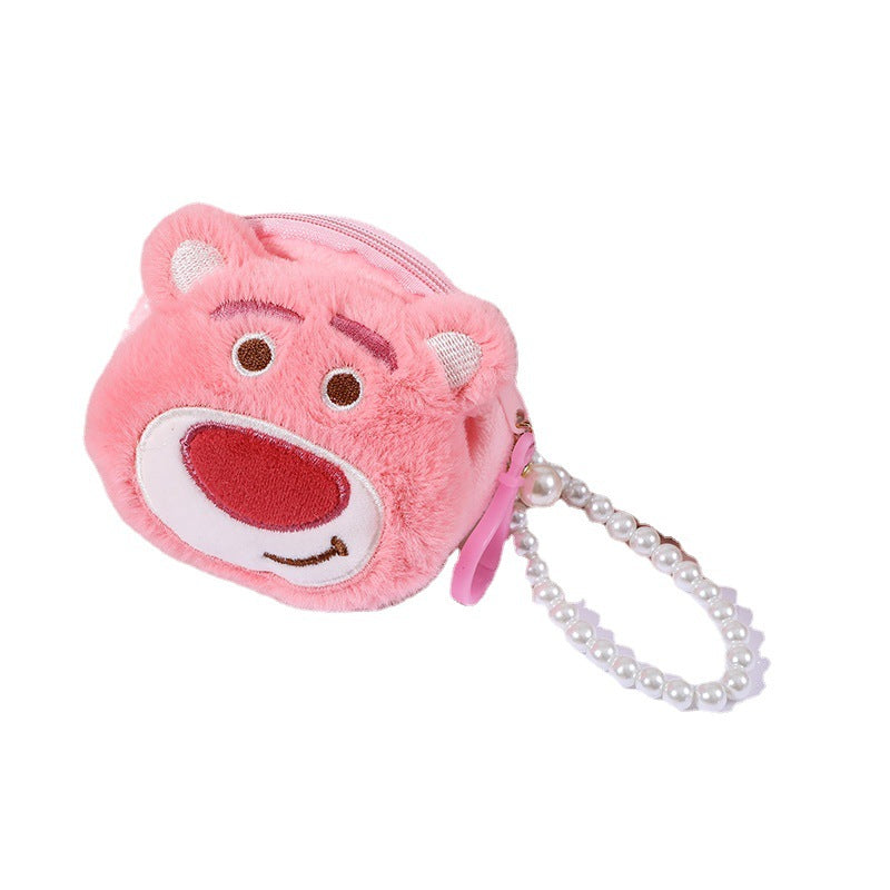 Children's Pendant Plush Creative Mini Clow Storage Coin Purses