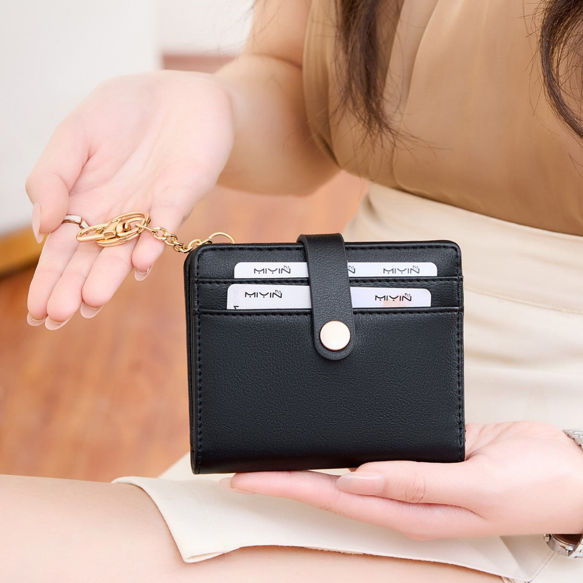 Women's Shielded Multifunctional Credit Simple Compact Portable Purses