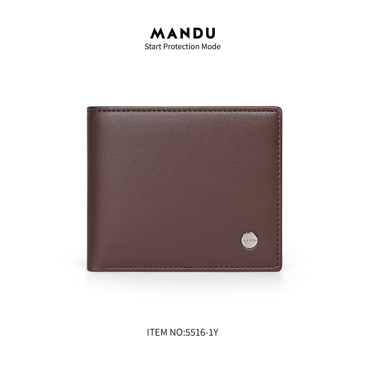 Popular Men's Magnetic Separation Genuine Leather Card Holder