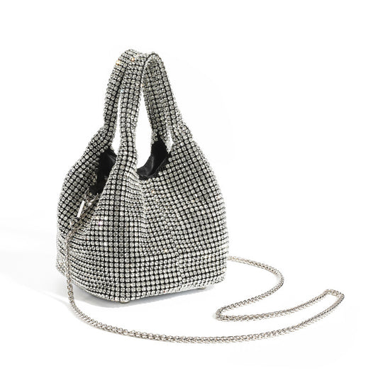 Women's Quality King Full Diamond Gradient Color Handbags