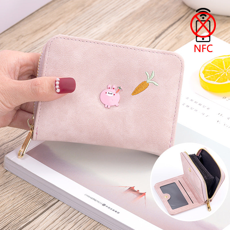 Female Short Versatile Korean Fashion Cute Fresh Card Holder