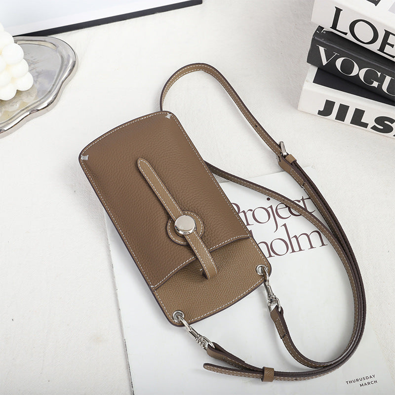 Genuine Leather Lightweight Summer Exquisite Mini Phone Bags