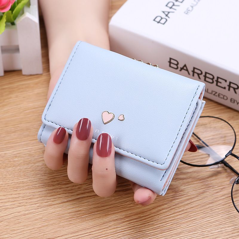 Female Korean Style Short Fashion Mini Card Holder