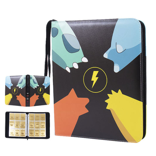 Magic Binder Grid Game Cartoon Favorites Card Holder