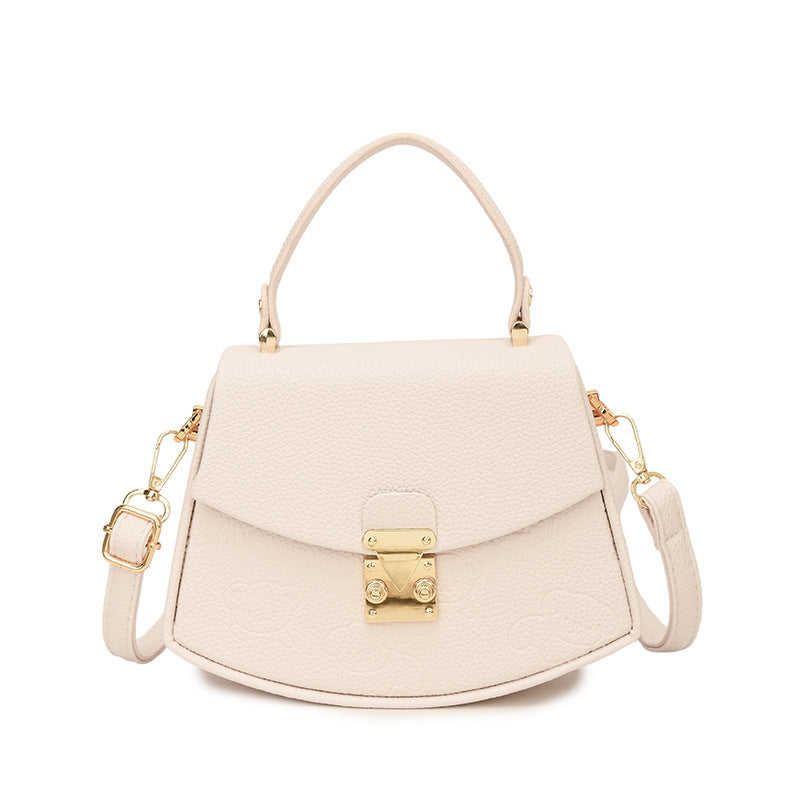 Style Sandwich Pocket Chain Soft Surface Women's Shoulder Bag