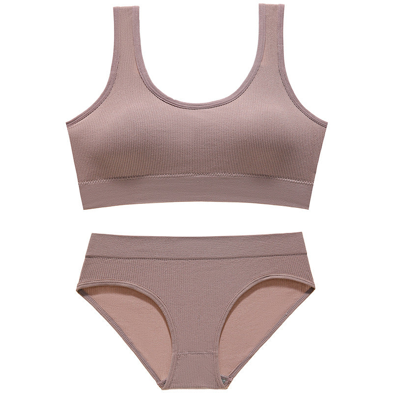 Women's Small Thin Wireless Push Up Sexy Lingerie Sets