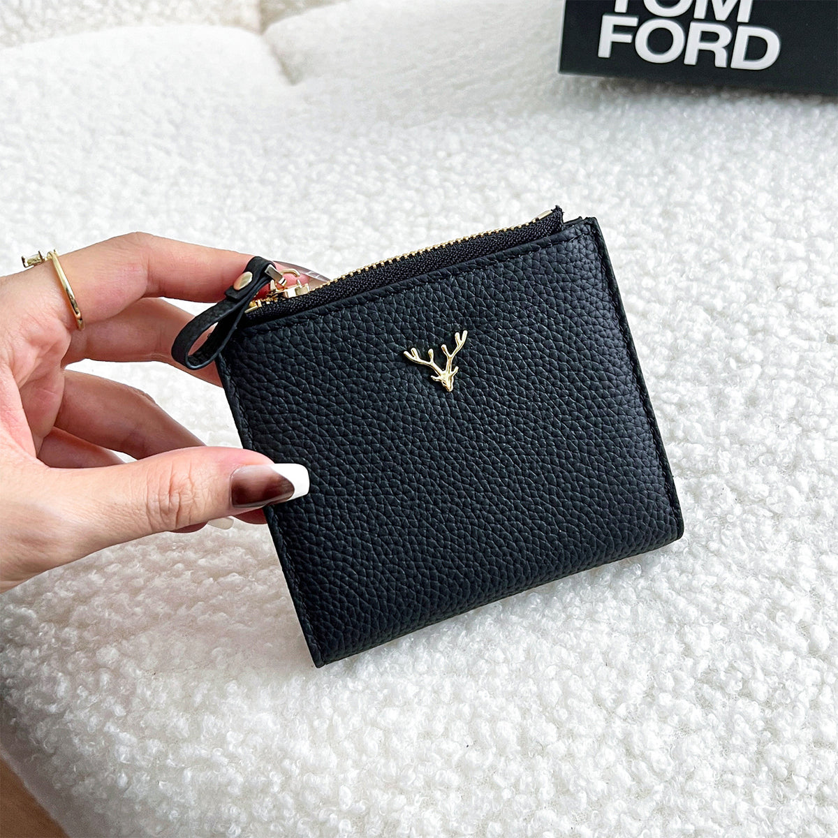 Women's Genuine Leather Short First Layer Cowhide Ladies Wallet