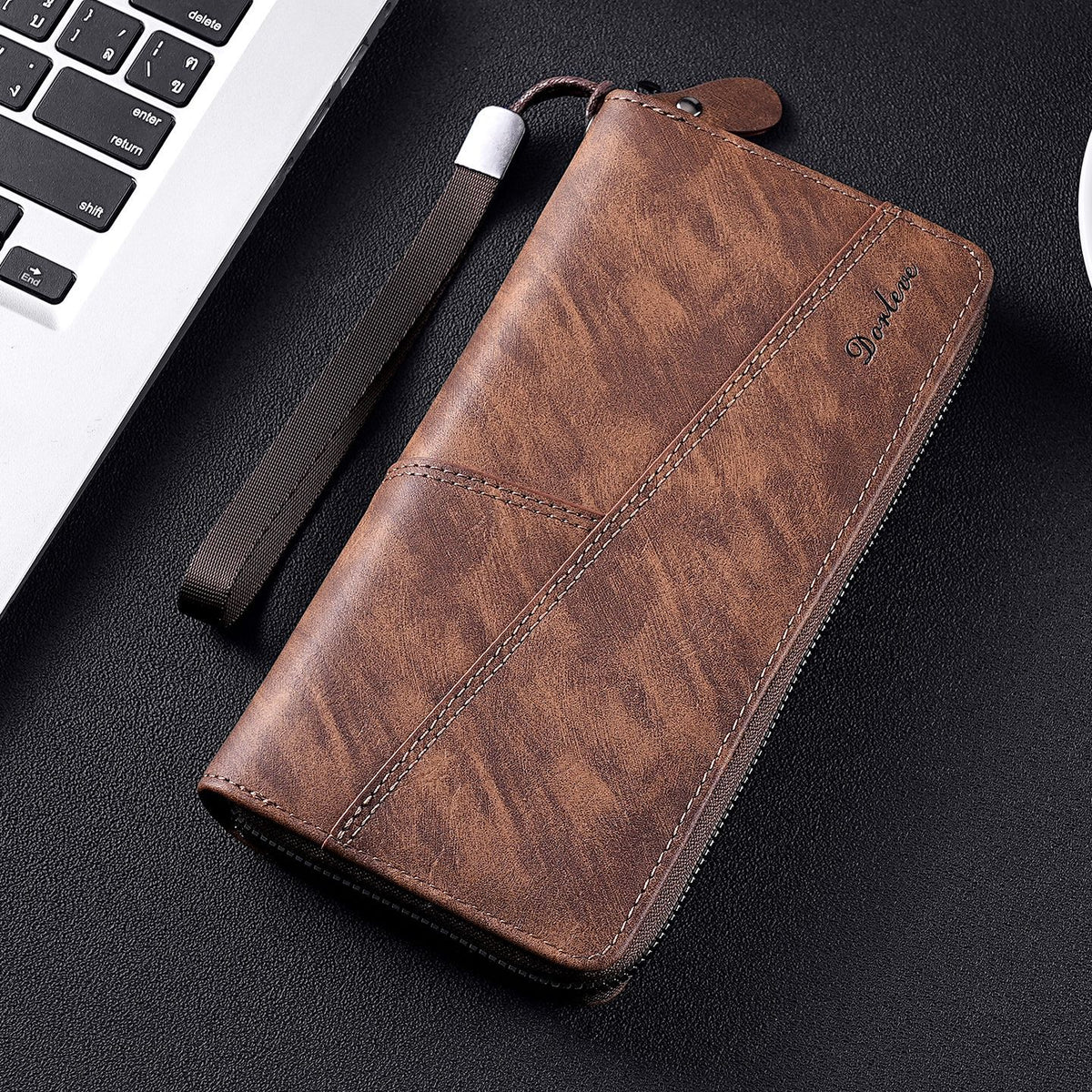 Men's Vintage Large Capacity Long Chain Clutch Men's Wallet