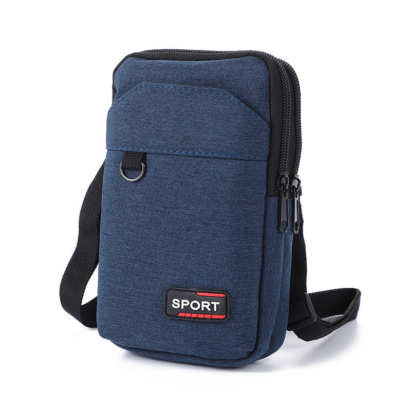 Men's Canvas Large Capacity Cash Register Construction Site Men's Waist Packs