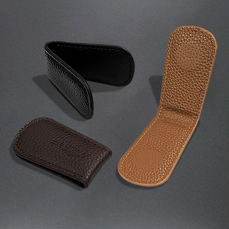Clip Strong Magnetic Change Paper Money Ticket Men's Wallet