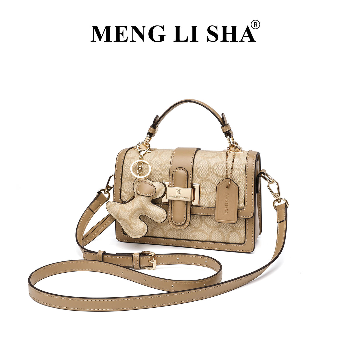 Women's High-grade Presbyopic Printing Color Contrast Commute Women's Messenger Bag