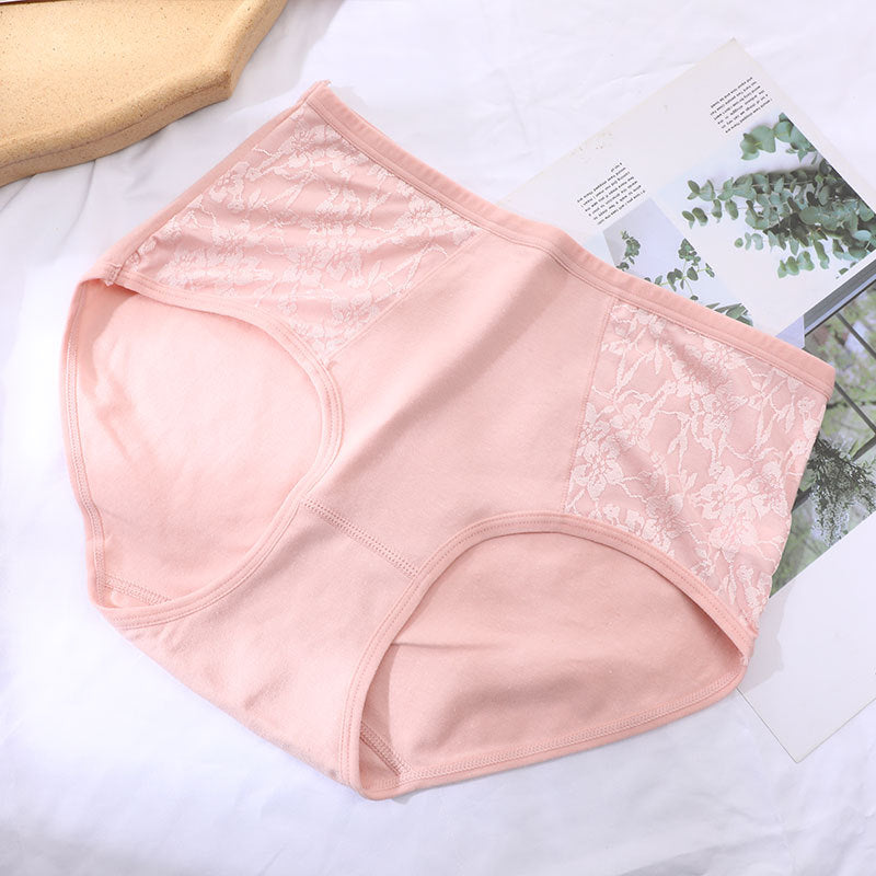 Women's Candy Color High Quality Medium Cotton Panties