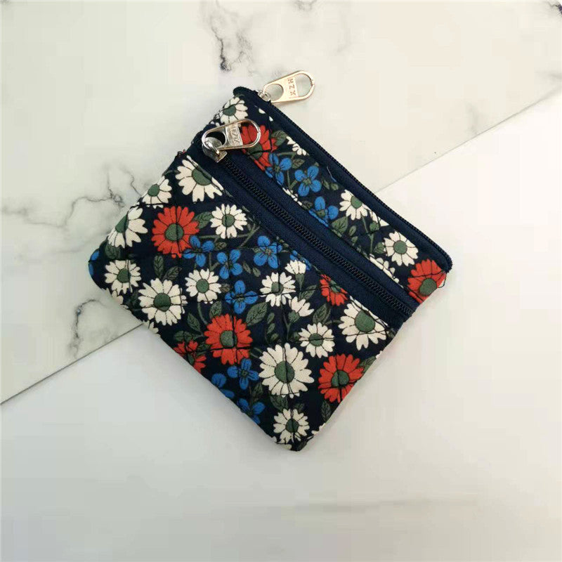 Women's Fabric Hand-held Cloth Mini Cotton Linen Coin Purses