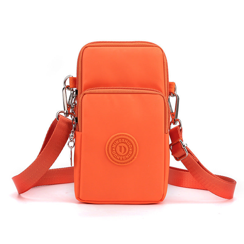 Fashion Female Oxford Cloth Vertical Mini Phone Bags