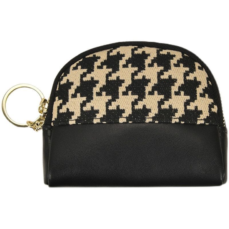 Women's Canvas Mini Short Compact Fashion Zipper Coin Purses