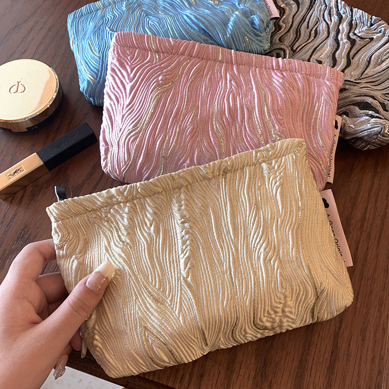 Three-dimensional Embossed Mobile Pencil Portable Liner Makeup Bag