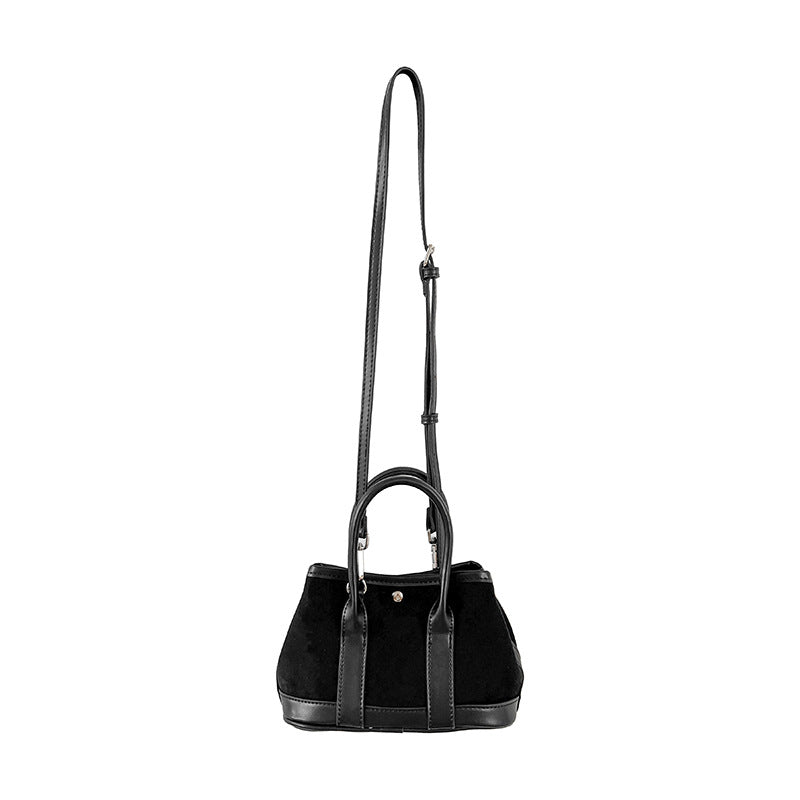 Durable Korean Suede Stitching Portable Design Bags