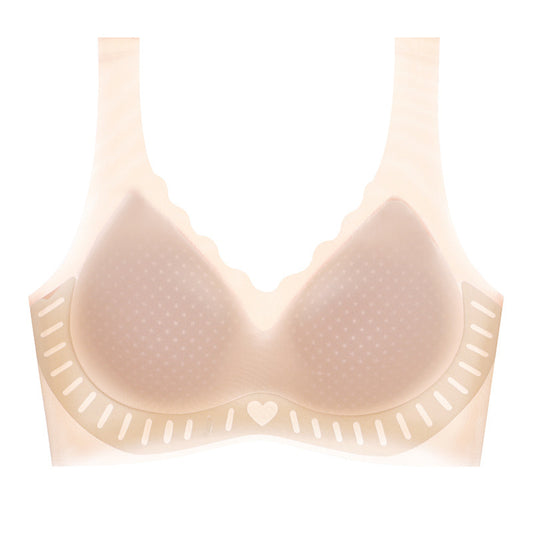 Women's Ice Silk Traceless Vest Big Chest Bras