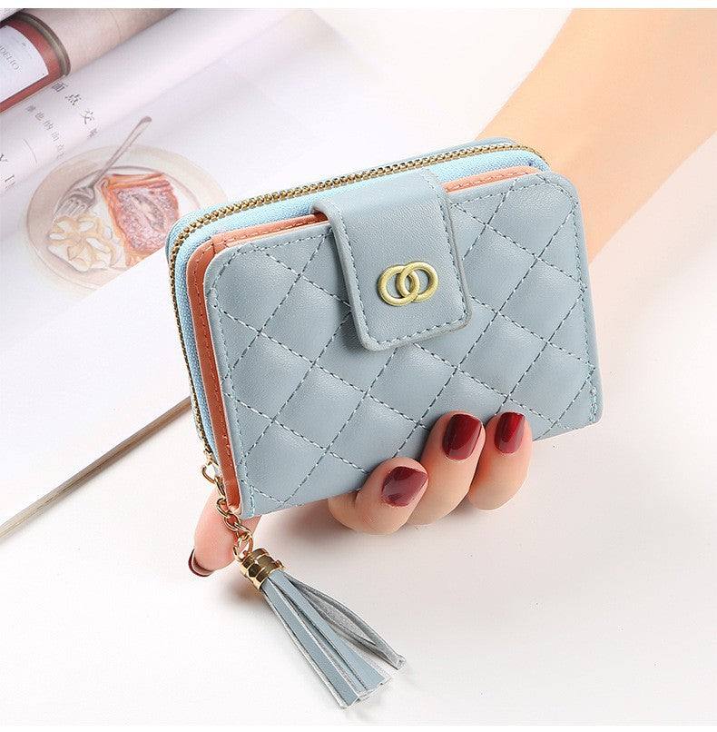 Women's Support Ciphertext Chain Korean Style Large Capacity Tassel Bags