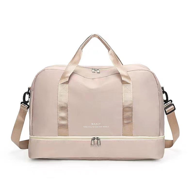 Women's & Men's & Large Capacity Short Business Trip Lightweight Dry Travel Bags