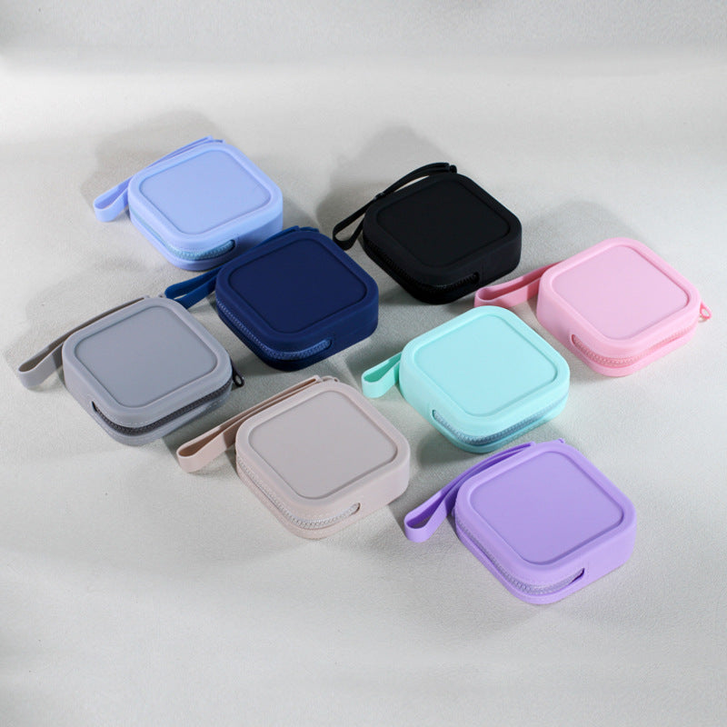 Change Storage Bank Headset Zipper Buggy Coin Purses