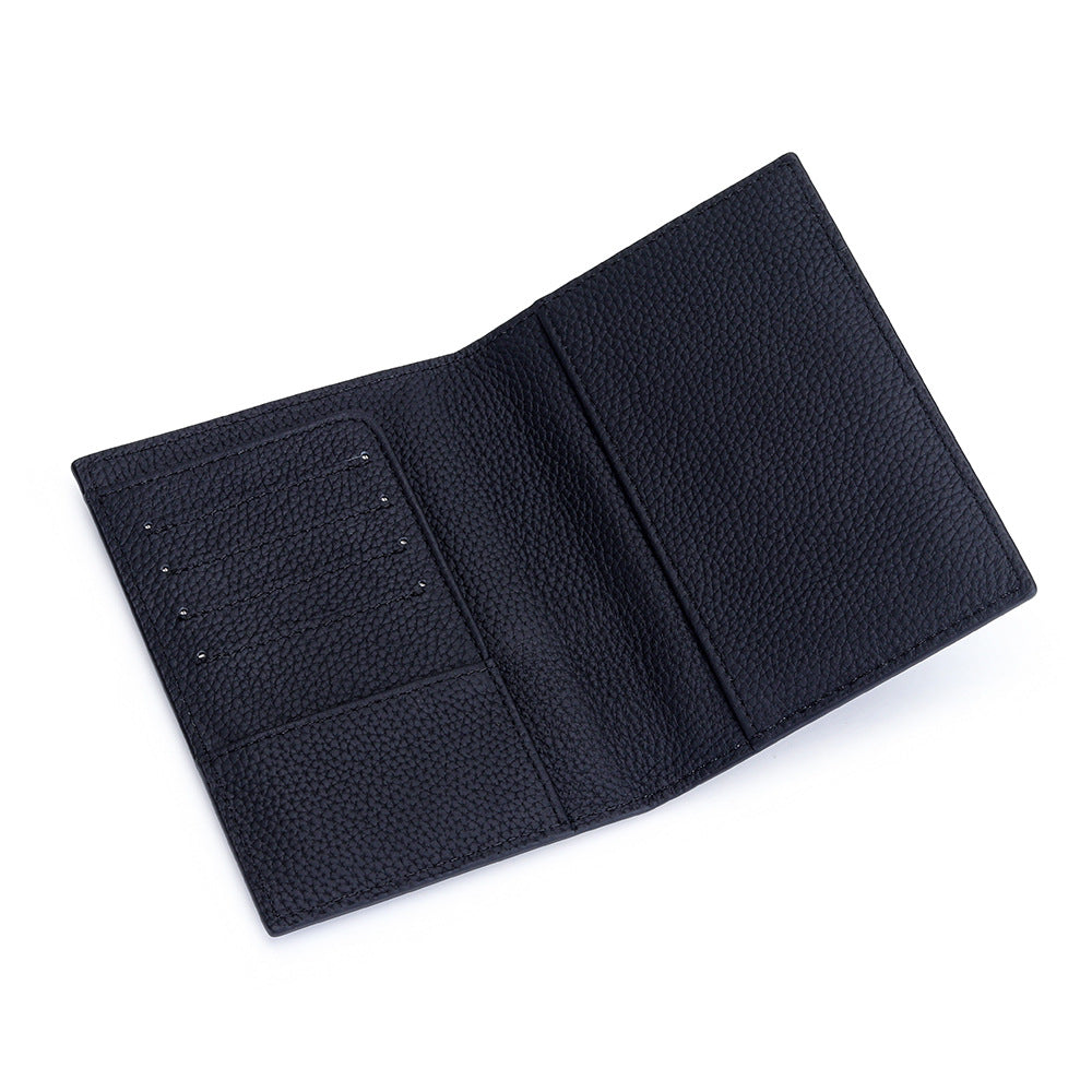 Leather Passport First Layer Simple Certificate Protective Ladies Wallet