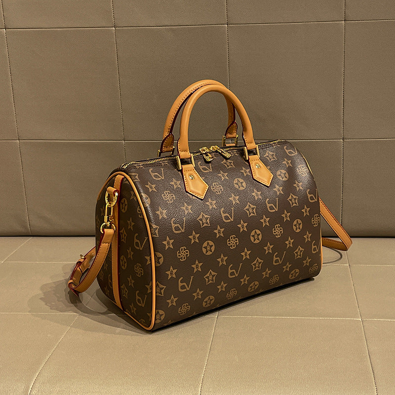 Women's High Sense Vintage Print Large Capacity Bags
