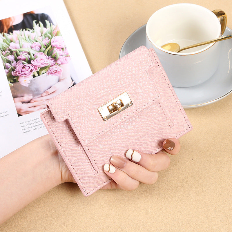 Palm Print Female Cute Large Capacity Card Holder