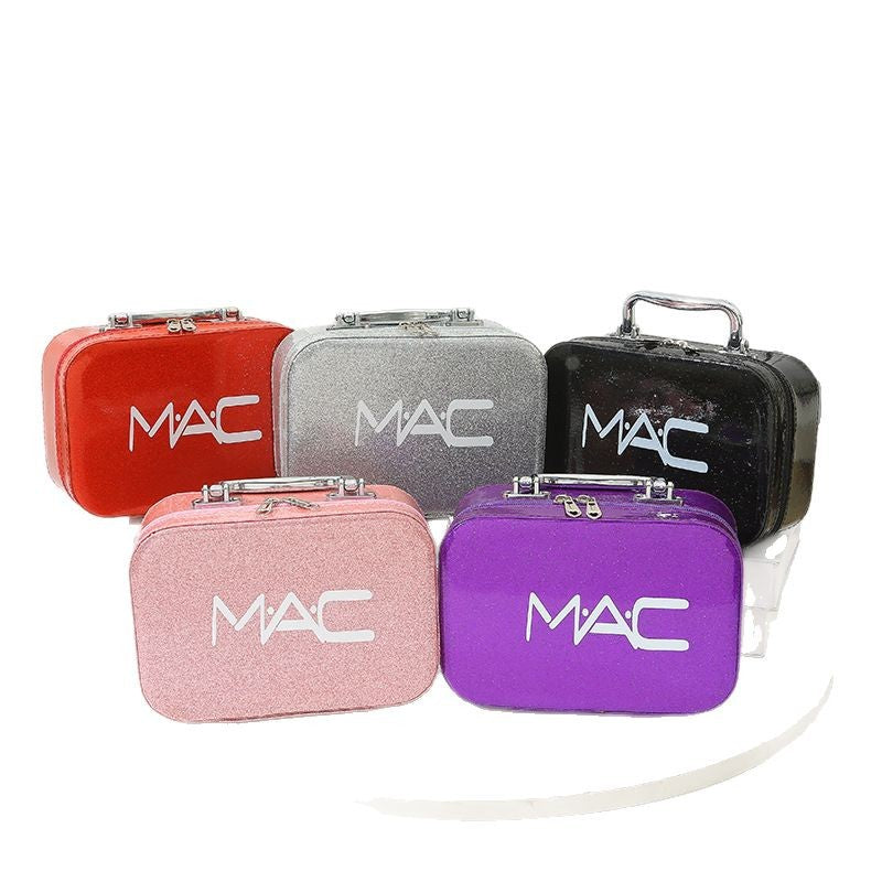 Children's Large Capacity Portable Glittering Powder Lettered Makeup Bag