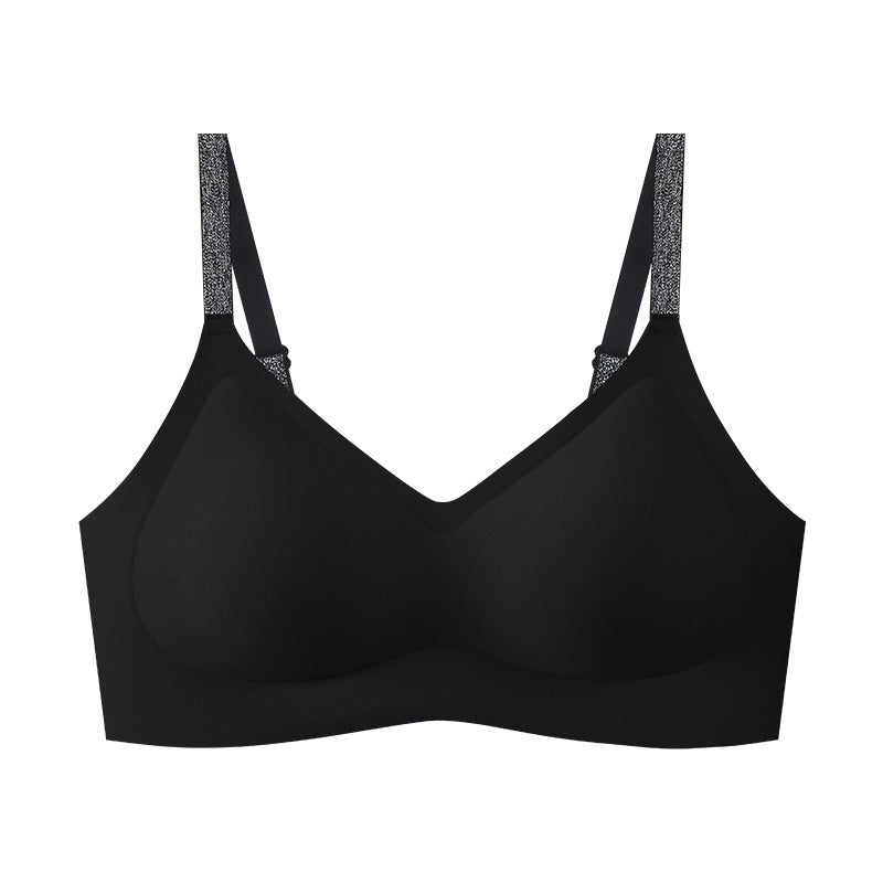 Camellia Shining Fragrance Seamless Small Breasts Everyday Bras